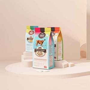 Sac d'emballage de friandises sèches réutilisables pour chats avec fermeture éclair écologique personnalisée - Product Image 4