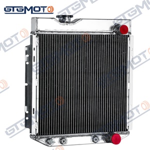 Radiateur 4 rangées + ventilateur de protection GTGMOTO pour <span class=keywords><strong>Ford</strong></span> Falcon <span class=keywords><strong>Mustang</strong></span> 260 289 V8 CC2259 1964-1966 - Product Image 2
