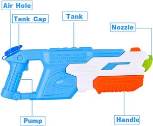 Super Soaker Waterpistolen-<span class=keywords><strong>2</strong></span> Pack Hoge Capaciteit Spuitpistolen Voor Kinderen En Volwassenen, Zomer <span class=keywords><strong>Water</strong></span> Speelgoed - Product Image 4