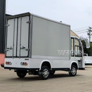 รถบรรทุกไฟฟ้าสี่ล้อ ZOWN พร้อมประตูท้ายแบบล็อคได้เพื่อการขนส่งวัสดุอย่างปลอดภัย - Product Image 1