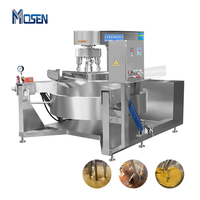 Mesin Pencampur Masak Otomatis Industri untuk Sirup Gula, Pembuat Selai, Pengaduk Miring, Planetary, Uap, dan Turkish Delight
