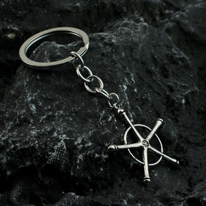 Collier <span class=keywords><strong>Bleach</strong></span> Anime, Quincy <span class=keywords><strong>Ishida</strong></span> Uryuu Cosplay, Ginrei Gojiaku, Amulette, Chaîne de collier en alliage, Porte-clés, Pendentif, Bijoux, Cadeaux - Product Image 5