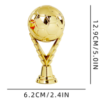 Componentes de Trofeos de Fútbol ABS Chapados en Oro Más Vendidos con Personalización GZ75