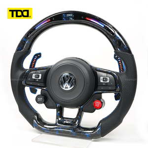 พวงมาลัยคาร์บอนไฟเบอร์แท้ TDD สำหรับรถยนต์ VOLKSWEAGEN MK7 ปี 2018 2019 2020-2021 - Product Image 2