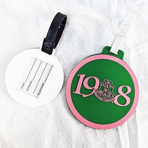 Customized Logo Designer <b>Cheap</b> Custom Sublimation Silicone Soft PVC Travel <b>Luggage</b> Tag for Bags and Baggage Made From Rubber - Product Image 5