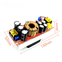 Convertisseur élévateur de tension DC-DC 1500W 30A, module d'alimentation CC CV à courant constant avec ventilateur, 10-60V vers 12-90V