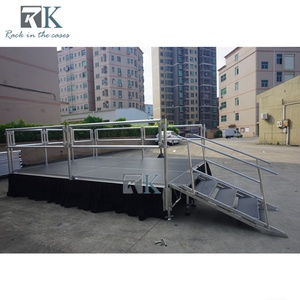 <b>Stage</b> <b>Platform</b> with Trolley Mobile <b>Platform</b> <b>Stage</b> Stands for Concerts - Product Image 6