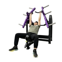 Machine de musculation professionnelle en acier de haute qualité pour presse à pectoraux inclinée, équipement de fitness pour salle de sport commerciale, banc de musculation incliné