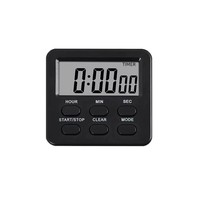 Compte à rebours de cuisine numérique Affichage LCD Chronomètre de cuisson électronique magnétique Réveil Stand Timers
