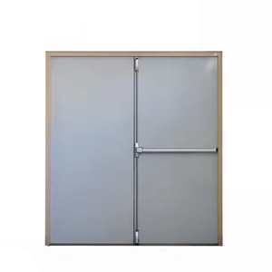 Porte ignifuge de bibliothèque d'école d'hôpital de haute qualité de <span class=keywords><strong>classe</strong></span> a en acier de sécurité - Product Image 5