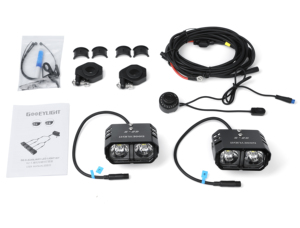Mtigersports ชุดไฟมอเตอร์ไซค์ LED M2S 10000LM 50W ไฟสูงพร้อมสวิตช์หรี่ไฟ - Product Image 5