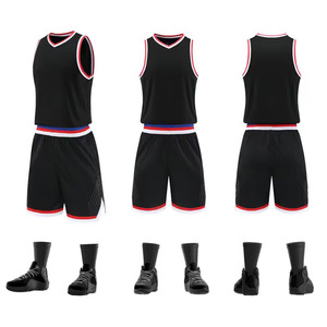 Conjunto de Camiseta de Baloncesto para Adultos 100% Poliéster, Diseño Único, Transpirable, de Secado Rápido, Antibacteriano, Talla Grande, Sin Mangas, para Verano - Product Image 4
