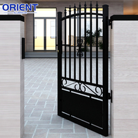 Portails principaux en aluminium au design moderne pour jardins en acier et maisons contemporaines – Nouvelle porte décorative en métal, portail coulissant en aluminium