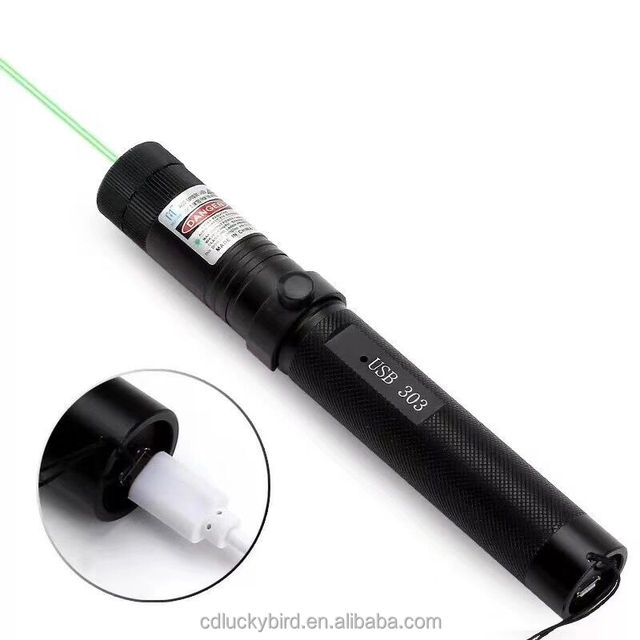 New Design 6 in 1 Pattern Laser Pointer Usb-C Rechargeable Green Laser Pointer