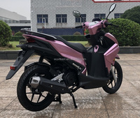 Scooter à essence à deux roues pour adultes populaire de couleur violette 150CC