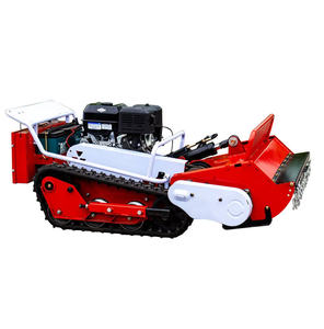 Tondeuse à fléaux industrielle télécommandée sur chenilles, moteur diesel 420cc, largeur de coupe 800mm, capacité de réservoir 5L, pour broyage d'herbe - Product Image 6