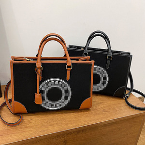 Sac à main en <span class=keywords><strong>toile</strong></span> pour femme, sac à bandoulière grande capacité, sacs à main décontractés en <span class=keywords><strong>toile</strong></span> pour femme - Product Image 1