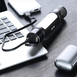 NEXTOOL 6-en-1 1000lm double lumière <span class=keywords><strong>Zooma</strong></span> ble alarme lampe de poche USB-C Rechargeable Mobile Power Bank Camping torche pour Xiaomi - Product Image 6