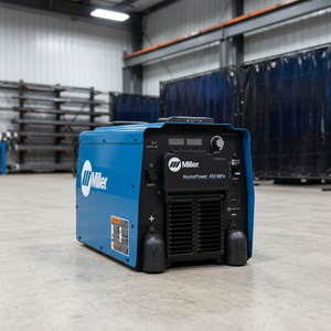 Soldadora MIG Inverter Millers AlumaPower 450 MPa 907483 Portátil IGBT para Construcción, Acero Inoxidable, Diámetro de Alambre de 0.8 mm, Nueva - Product Image 3