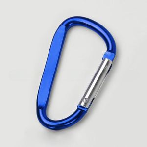 Llavero de Aluminio Plano en Forma de D, Resistente, con Logotipo Grabado con Láser, Clip Metálico Personalizado para Regalos Promocionales - Product Image 4