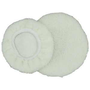 Almohadilla de pulido de lana de cordero de 3-10 pulgadas, cubierta de microfibra duradera para encerado y limpieza de coches - Product Image 4