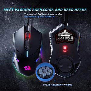 <span class=keywords><strong>Clavier</strong></span> et souris de jeu <span class=keywords><strong>Redragon</strong></span> S101-3 PRO, <span class=keywords><strong>clavier</strong></span> et souris programmables rétroéclairés RGB avec logiciel - Product Image 5