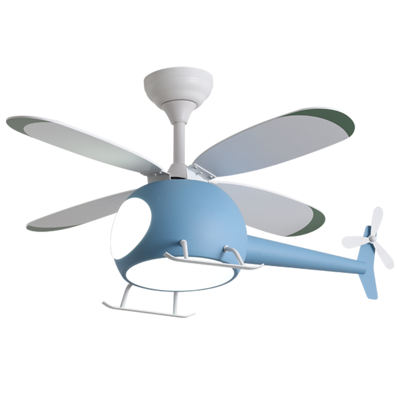 Smart Helicopter Fans Modern Safe for Kids' Rooms