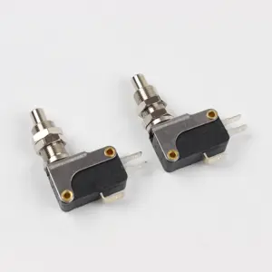 KW-7 Limit Micro Fretting Switch Plug Panel Type Point Action / Stroke Travel Switches M10 Mounting Size