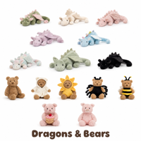 Schattige Pluche Speelgoed Zachte Knuffels Dieren Poppen Draak Beer Konijn Pluche Groothandel Promotionele Cadeaus voor Kinderen Bedrijfs Evenementen