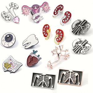 Fabrika doğrudan emaye Pin sevimli broş yaka rozeti karikatür takı hediye hemşireler/doktorlar için yüksek kalite toptan Metal yaka iğnesi - Product Image 4