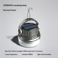 Lampe de camping extérieure solaire LED étanche IP67 5000K 3.7V Modèle M13 pour usage domestique, d'urgence et pour stand de marché nocturne