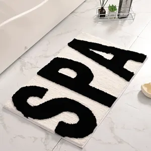 YFL Factory Wholesale Bath Mat Super-absorbent Customised Microfiber Bath Mat Anti-slip Bathmat Floor Mats And Rugs