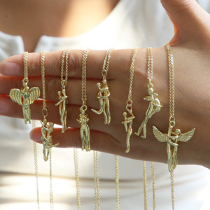 Collar Romántico Chapado en Oro de 18K, Collar Abrazador Impermeable para el Día de San Valentín - Product Image 6