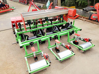 Semoir de précision pour légumes monté sur tracteur avec fonction de buttage |   Planteur de choux, de radis et de colza avec irrigation goutte à goutte