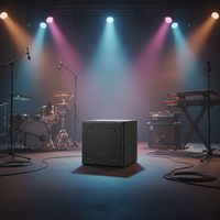 Sistema de Altavoces Line Array Coaxiales Activos de Dos Vías con Tecnología de Transductor, Drivers de Alta/Baja Frecuencia de 16 Ohmios, Mismo Eje, para Cine en Casa