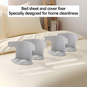 4PCS Adjustable <b>Bed</b> Sheet ClipsNon-slip Heavy Duty <b>Bed</b> Sheet Holder Anti-run Anti-Slip Sheet Holders - Product Image 5