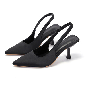 <span class=keywords><strong>Sandali</strong></span> con <span class=keywords><strong>Tacco</strong></span> <span class=keywords><strong>Alto</strong></span> Monocolore per Donne, Nuovi Tacchi a Punta con Tomaia Bassa per Occasioni Estive e Matrimoni - Product Image 3