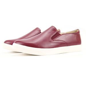 Mocassini da <span class=keywords><strong>donna</strong></span> rossi Slip on scarpe da <span class=keywords><strong>donna</strong></span> mocassini bassi in tela - Product Image 4
