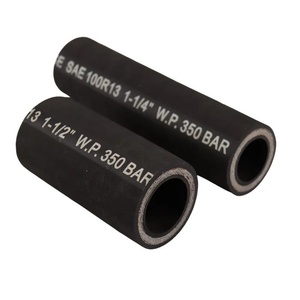 Tuyau hydraulique haute pression 19 mm 3/4"~2" 4SP 4SH R9 <span class=keywords><strong>R12</strong></span> R13 R15 pour machines de construction, tuyau hydraulique en caoutchouc spiralé à 4 vitesses - Product Image 1