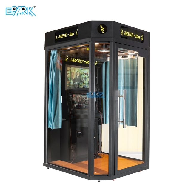 Indoor Electronic Jukebox Karaoke Singing Room Coin Operated Ktv Game Machine Arcade Plaza Station Singing Booth
