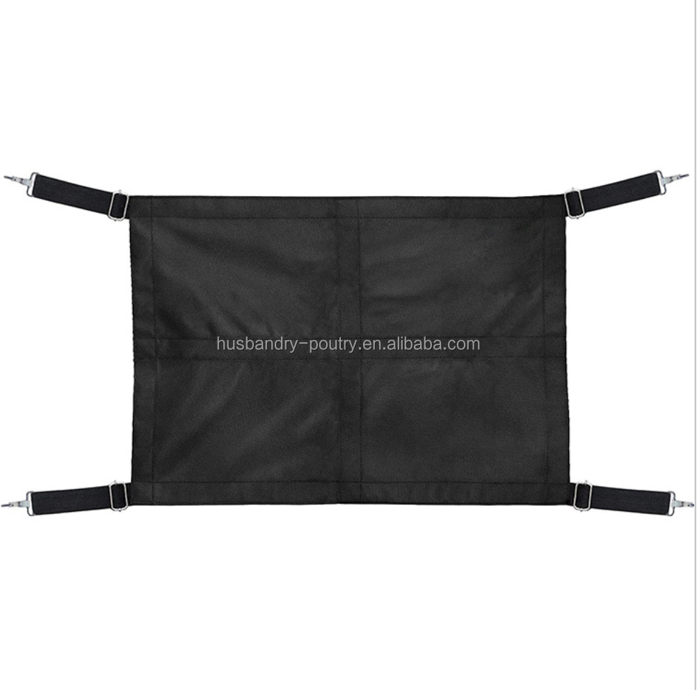 Adjustable Cotton Stall Guard For Horses - 4 Slat Design, Rust-Resistant Hardware, Fits 43-48 Inch Openings