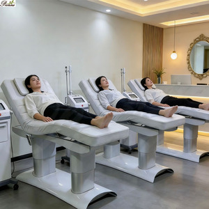 Cama facial hidráulica eléctrica resistente del balneario del salón de belleza/cama ajustable del masaje - Product Image 1