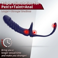 Männlicher Prostata-Massager Penisring-Vibrator G-Punkt-Stimulator Bester Penisring-Vibrator für Männer