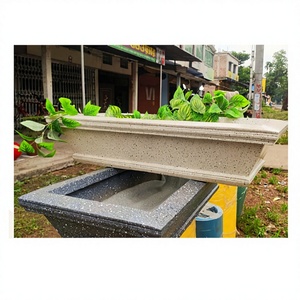 Custom-Manufactured RIKTO Top Grade 100% Black Grey Matt Classic Stylish FRP <b>Small</b> Garden Floor Flower <b>Pot</b> - Product Image 3