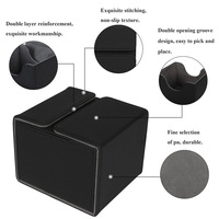 Boîte de rangement pour cartes de jeu en forme de trompette, personnalisable, fabriquée à Shenzhen, avec couvercle magnétique, pour cartes de jeu