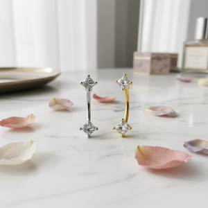 Nuovo Piercing Rook 2026, Barbell Curvo per Sopracciglio, Gioielli per Piercing in Acciaio Inossidabile, Orecchino alla Moda da Donna - Product Image 3