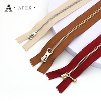 Cremallera Metálica Decorativa Personalizada APEX con Diferentes Estilos de Tiradores y Deslizadores de Deslizamiento Suave para Bolsos, Accesorios de Cuero y Calzado
