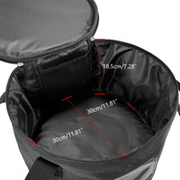 Sac à dos pour caisse claire en tissu Oxford imperméable, épais et rembourré, avec fermeture éclair robuste, idéal pour les voyages – Échantillon gratuit