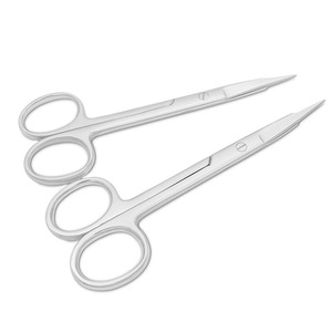 Instruments chirurgicaux vétérinaires en acier inoxydable, ciseaux urétraux fins, outils pour stomies urétrales, outils à lame droite et courbée combinés - Product Image 4