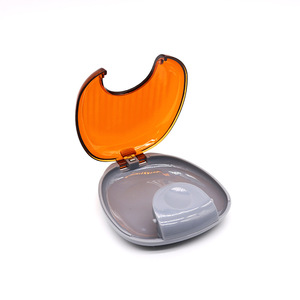 Orthodontic Retainer Storage <b>Box</b> Portable Clear Plastic Case For Braces Aligners <b>Denture</b> Protection Travel Use - Product Image 4